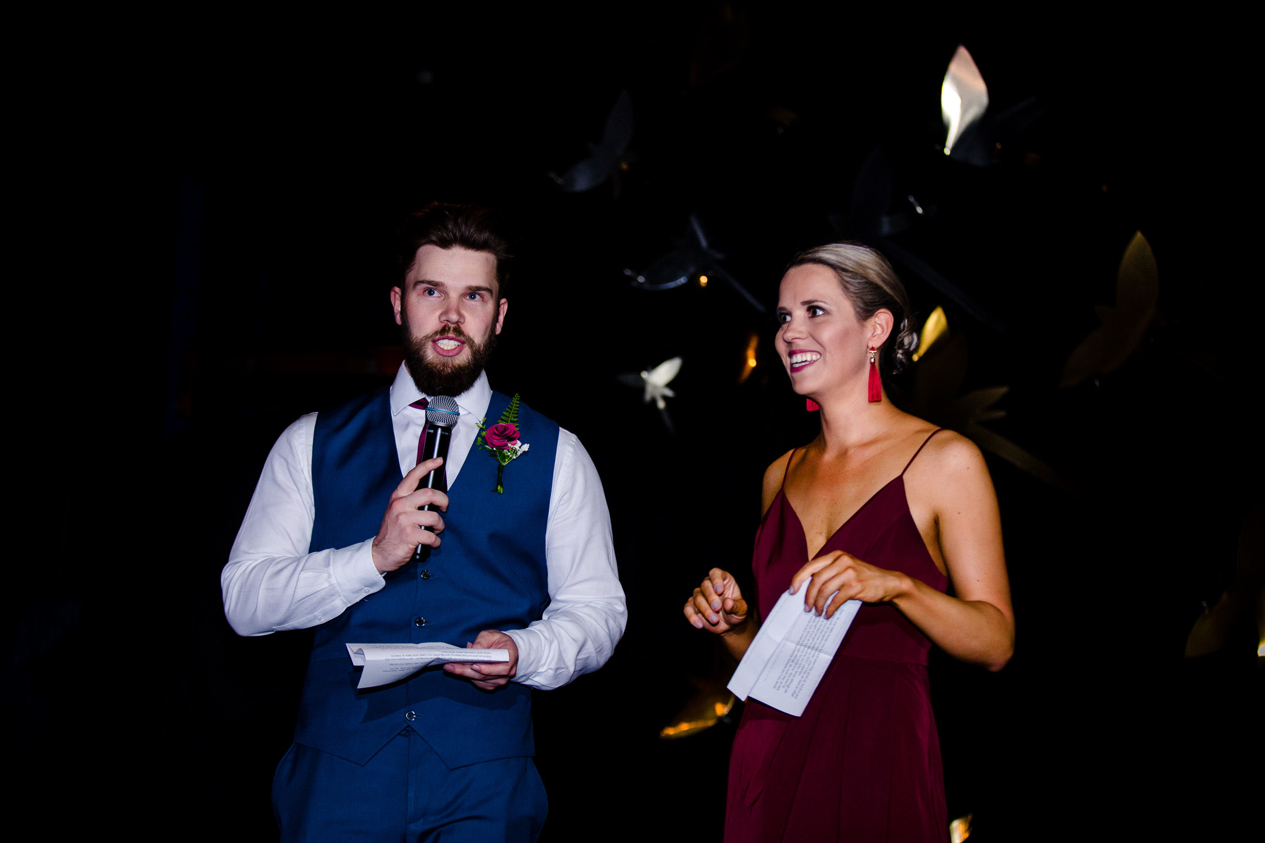brunswick wedding photography wick studio bride and groom speech