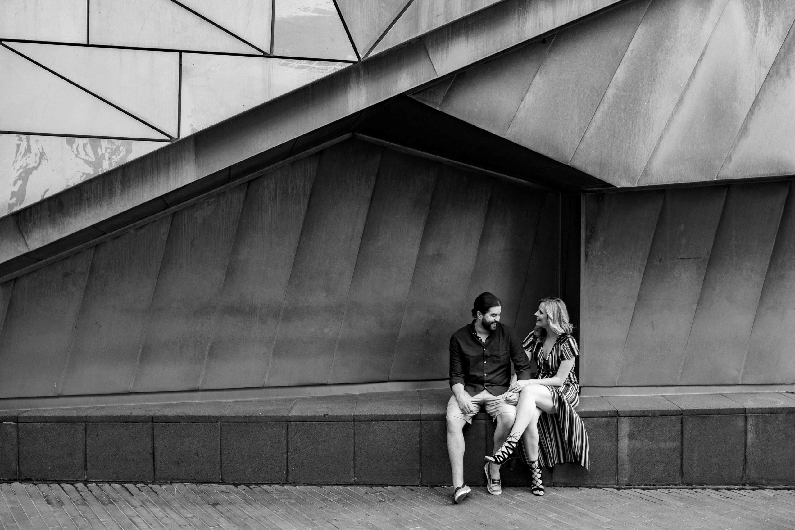 Federation Square Engagement photography