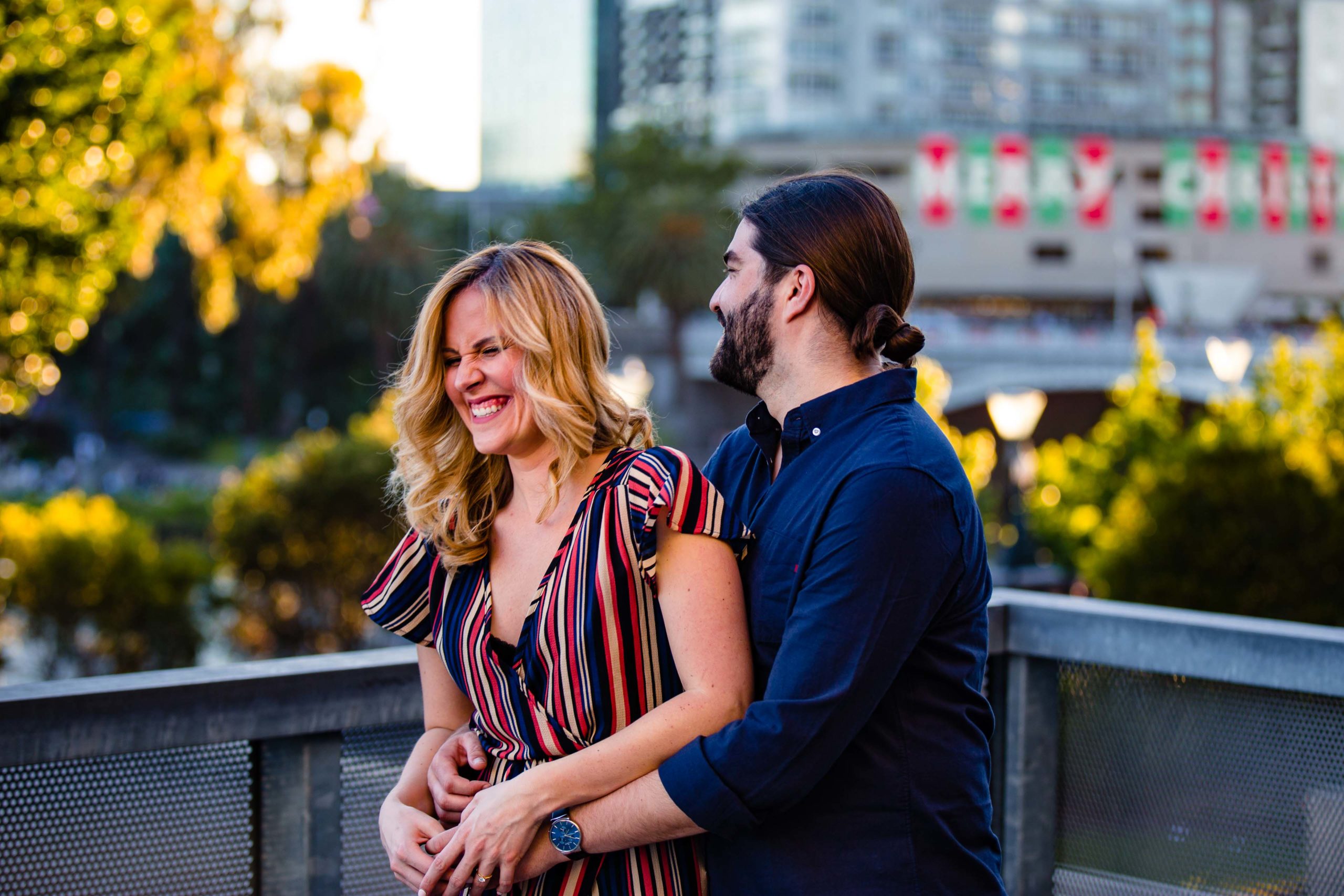Federation Square Engagement photography