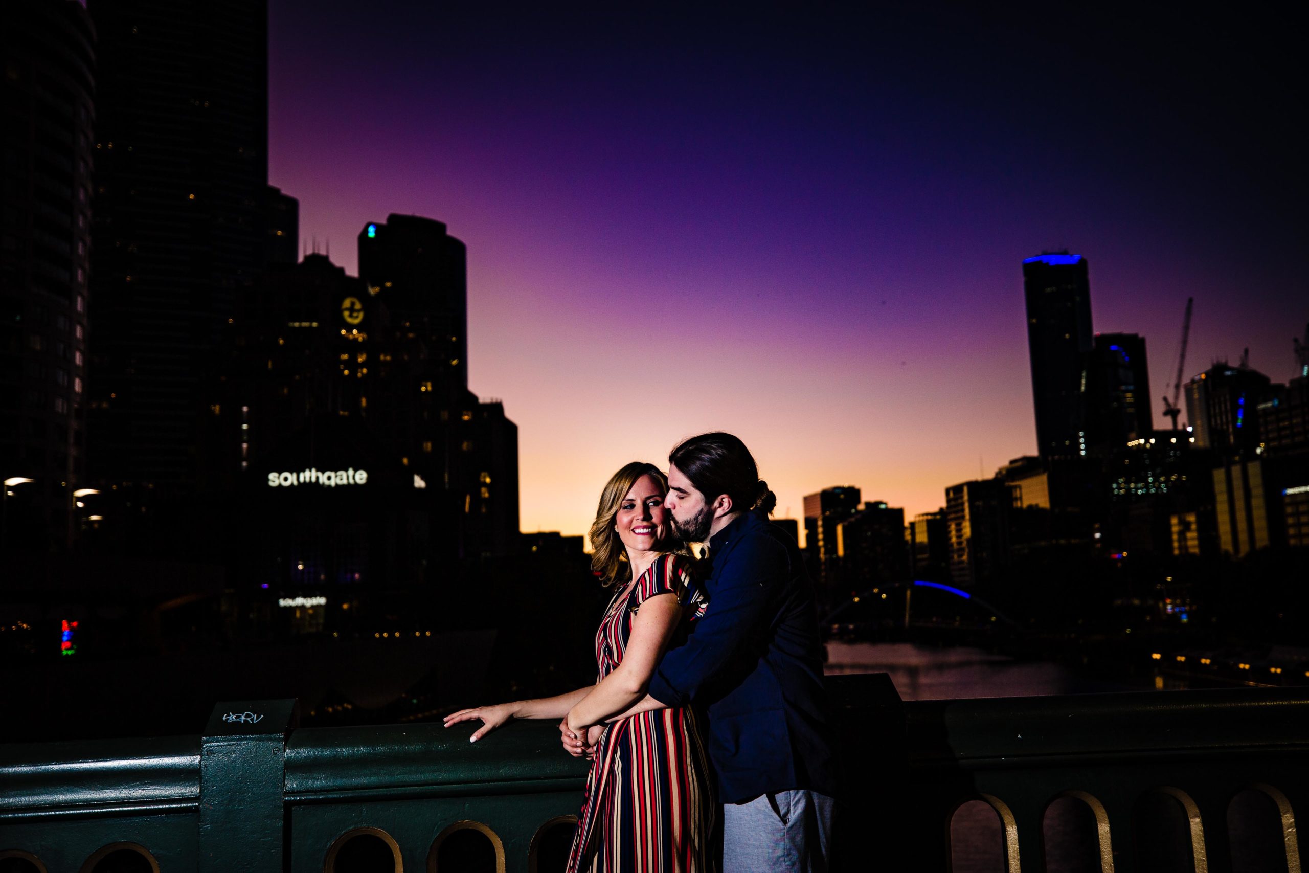 Federation Square Engagement photography