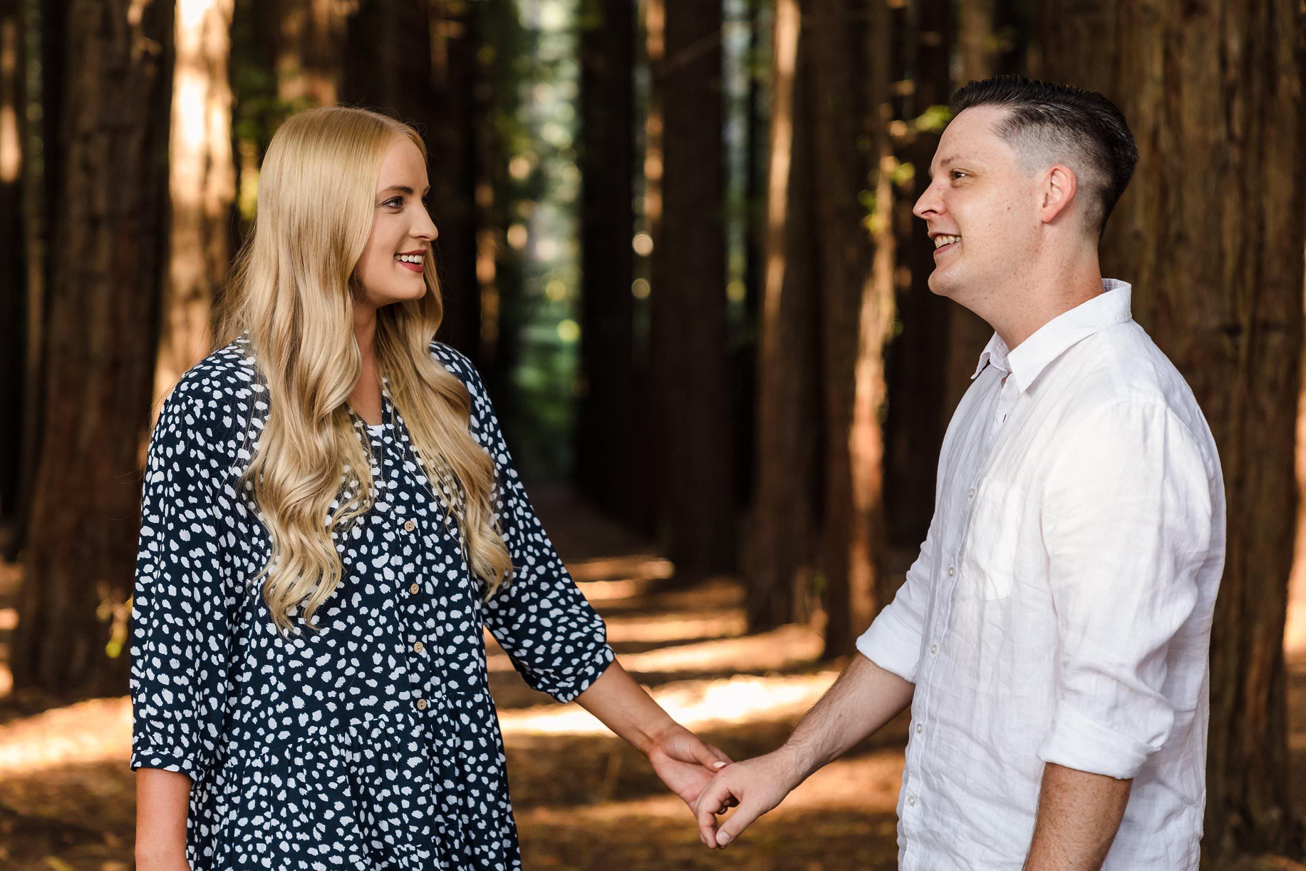 warburton red forest couple session
