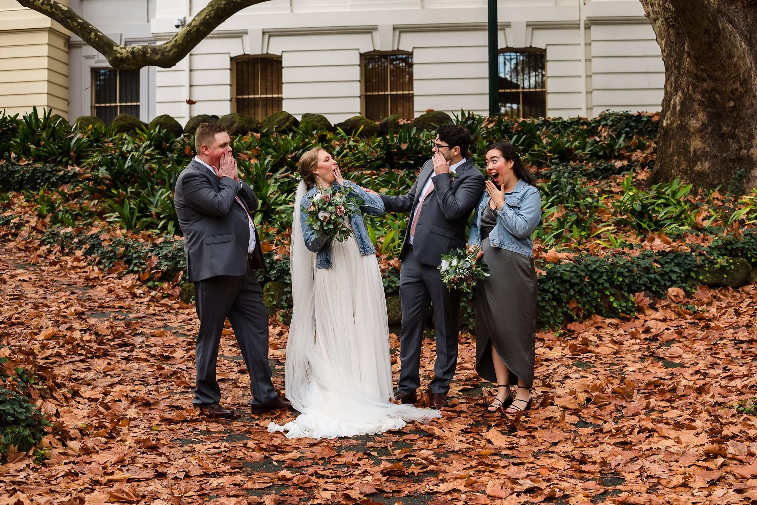 bridal party games in the gardens