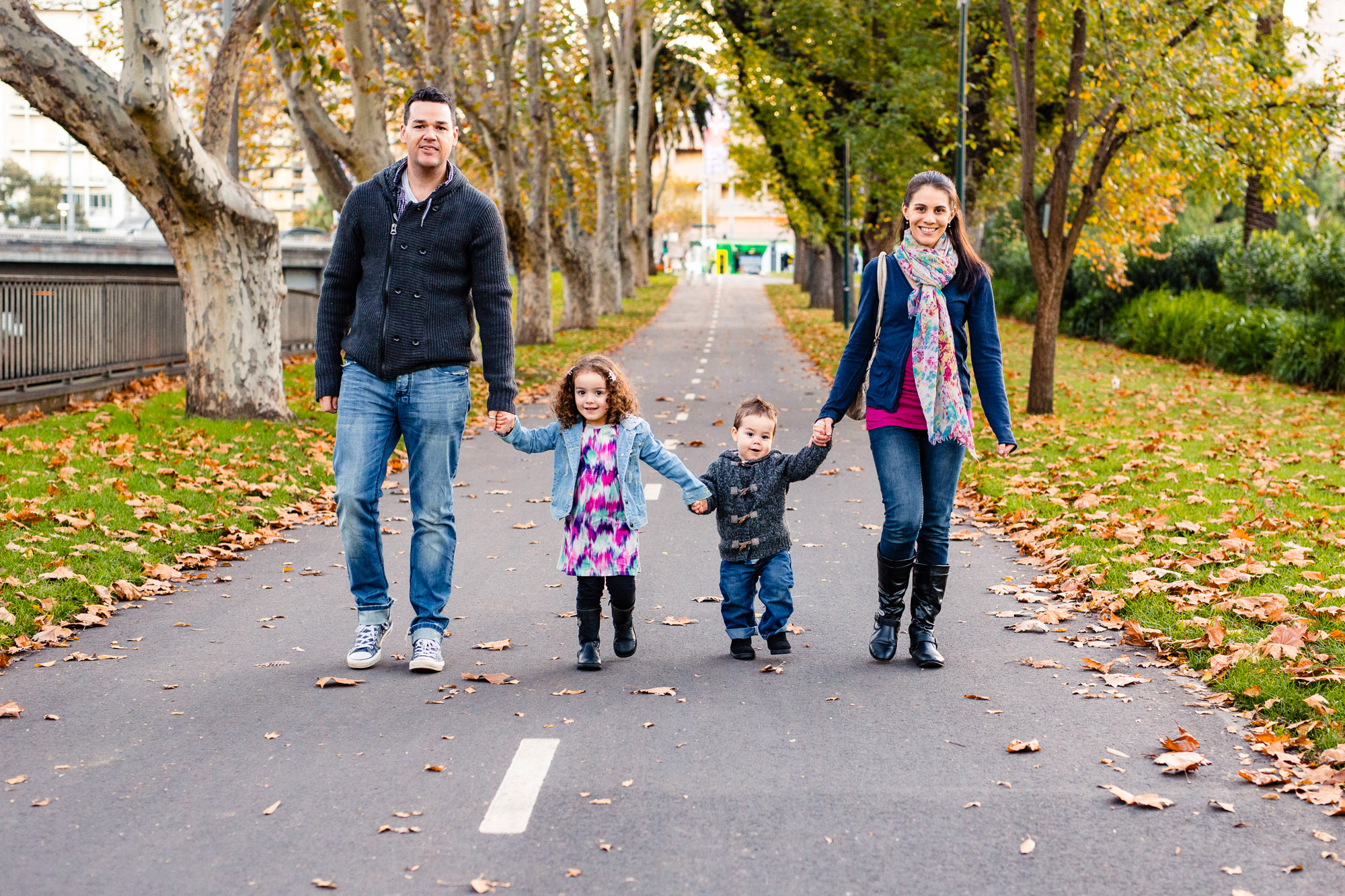 Melbourne outdoor family photo sessions 