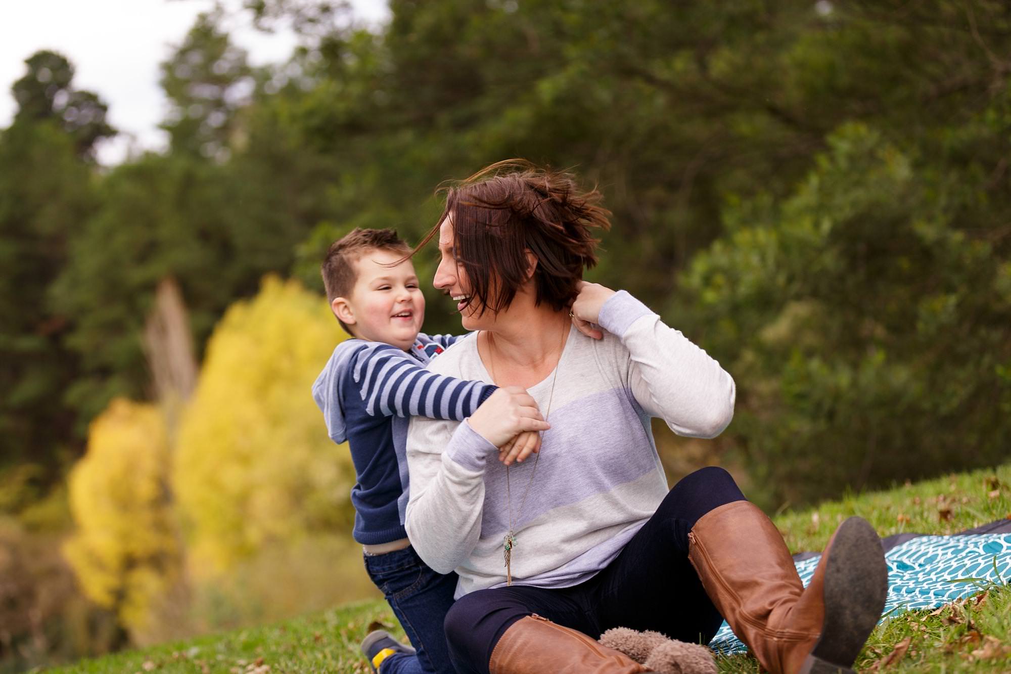 autumn family session