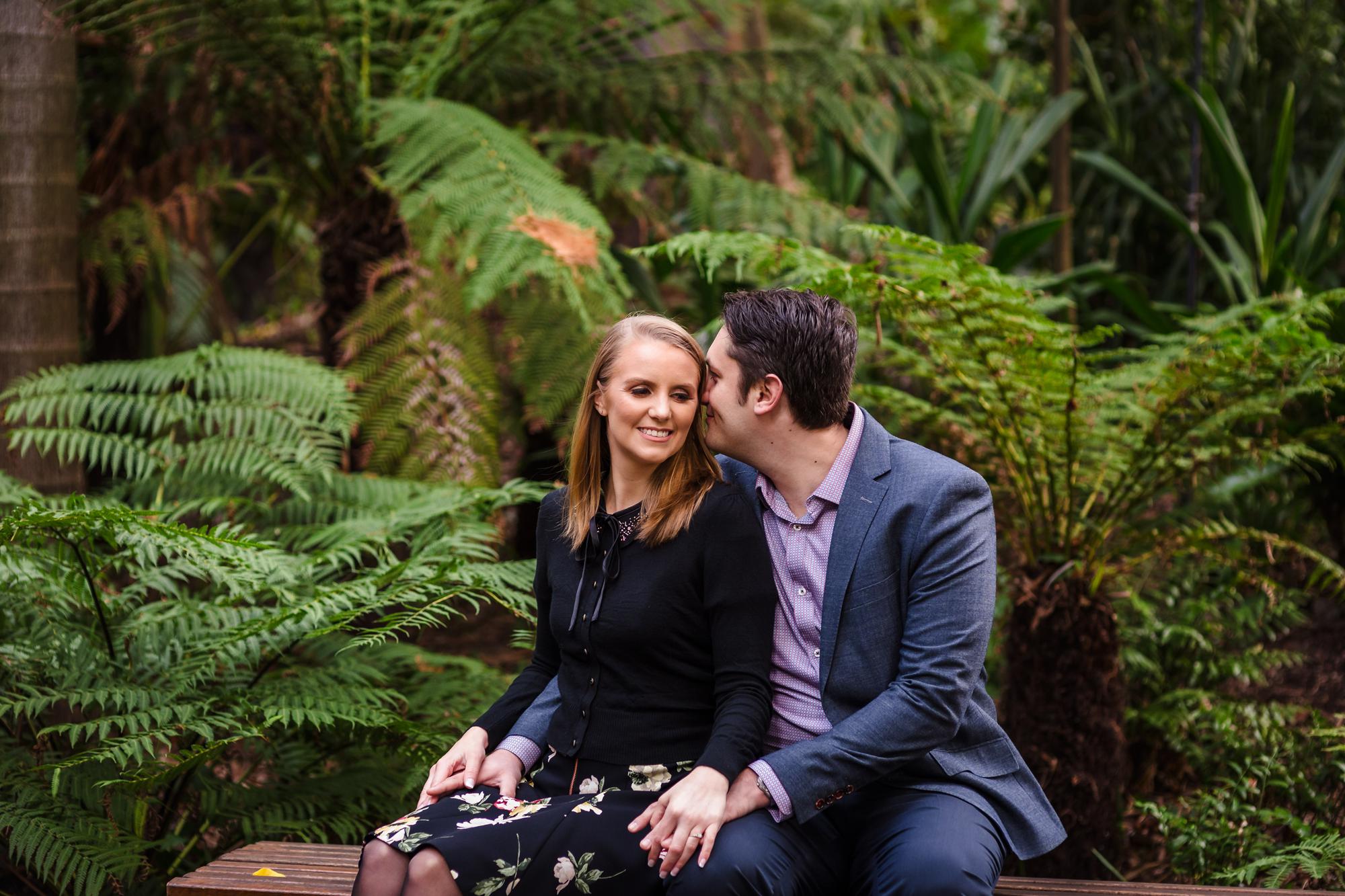 proposal at the Royal Botanic Gardens
