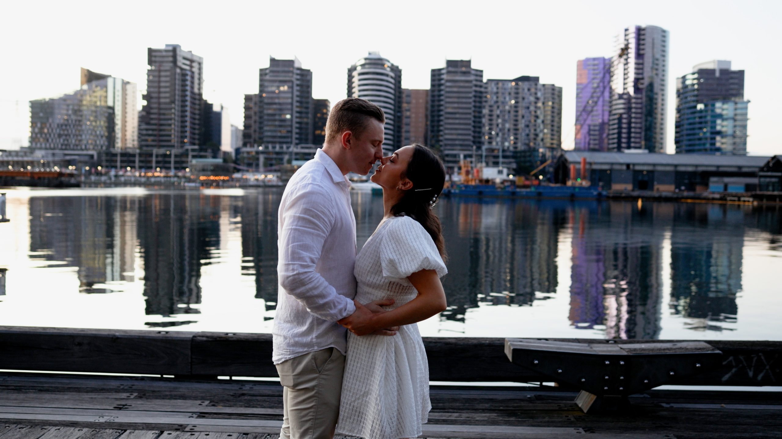 docklands engagement session